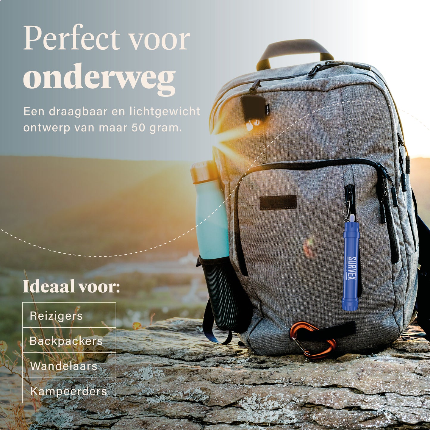 Survex Waterfilter - Blauw