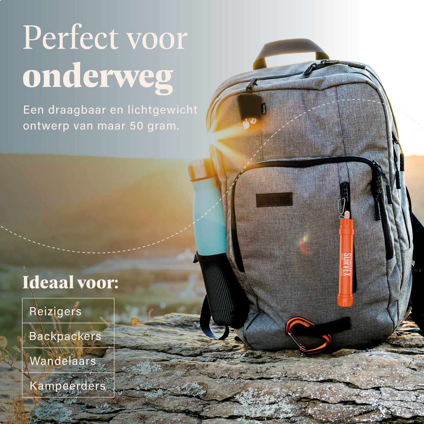 Survex Waterfilter - Oranje