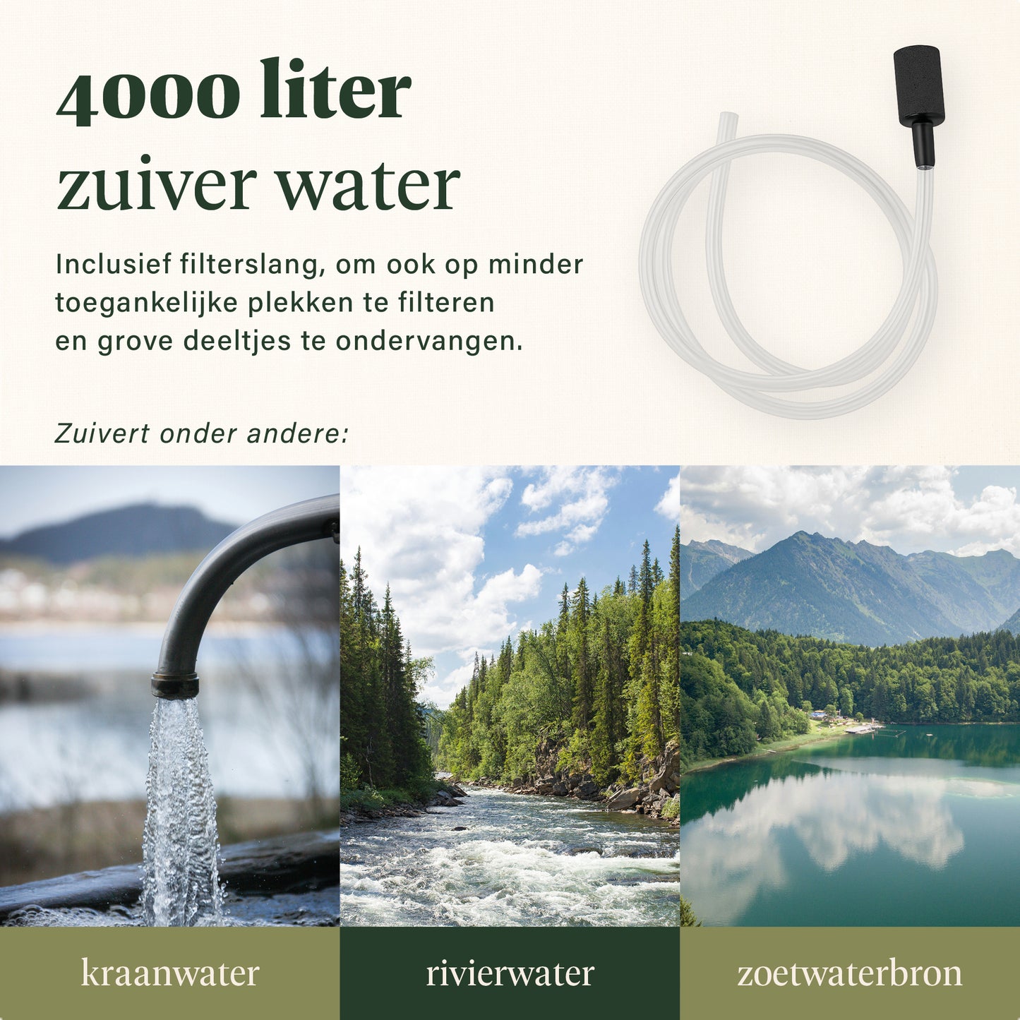 Survex Waterfilter - Oranje