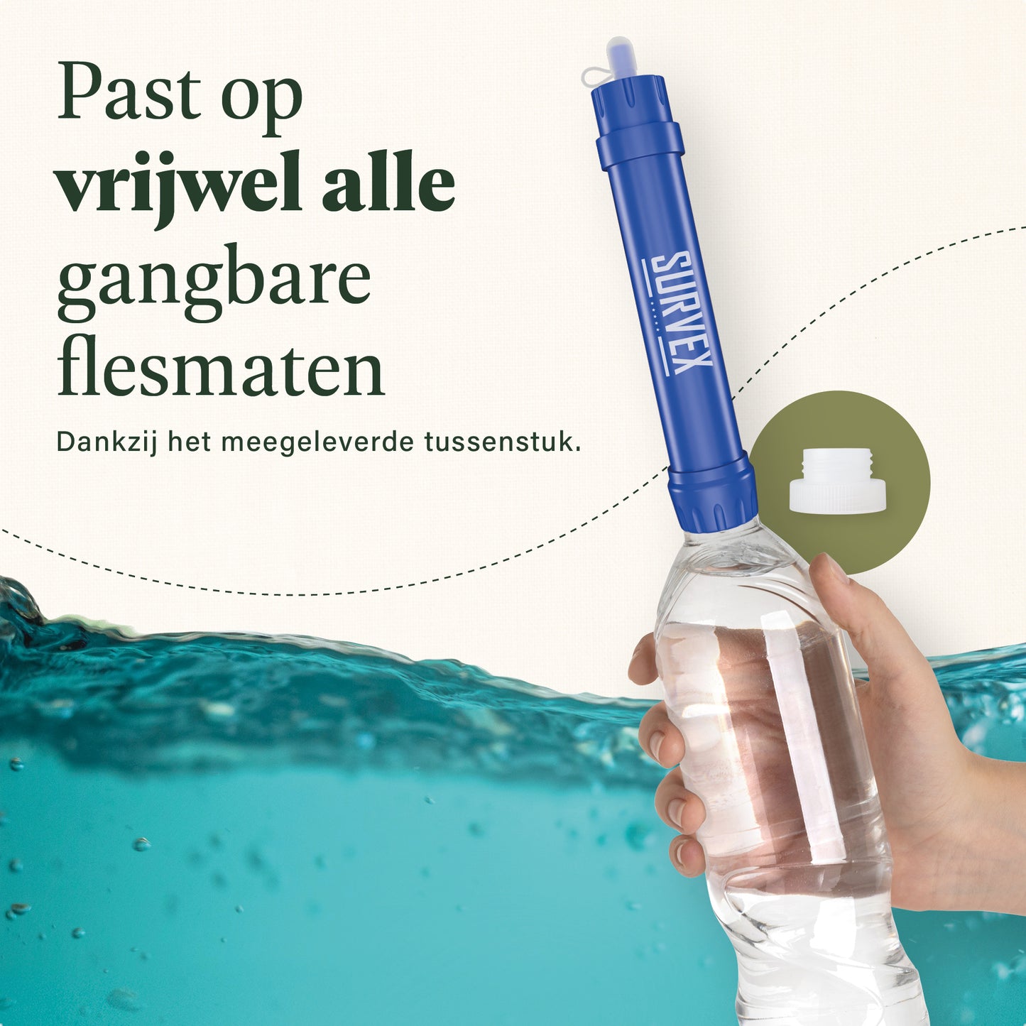 Survex Waterfilter - Blauw