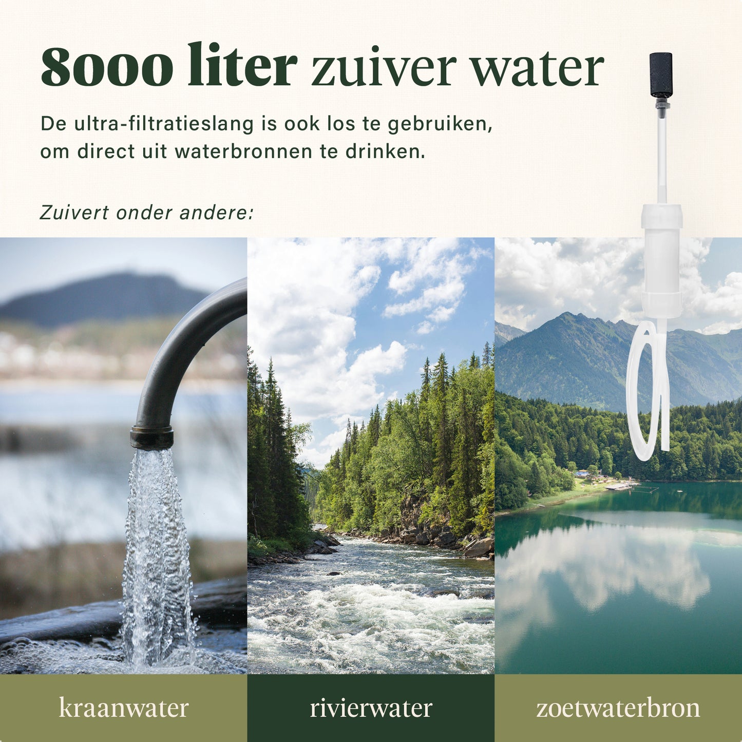 SURVEX Waterfilter XL 8000L – Omgekeerde Osmose