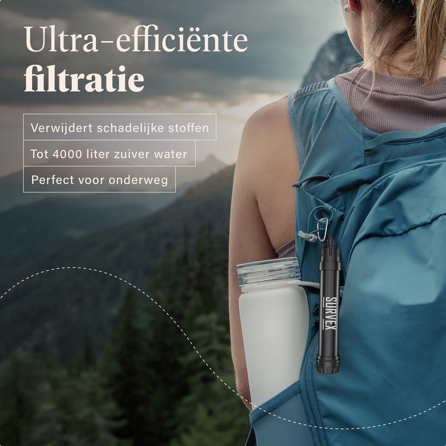 Survex Waterfilter - Zwart