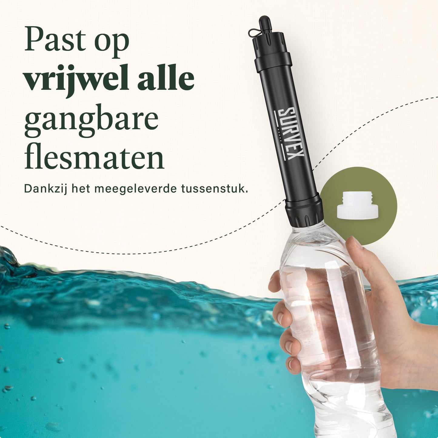 Survex Waterfilter - Zwart